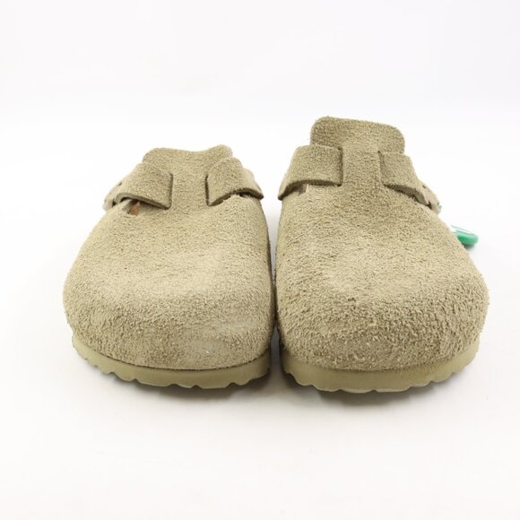 NIDB Birkenstock Suede Leather Boston Clogs in Faded Khaki EU Size 38 - Picture 4 of 10